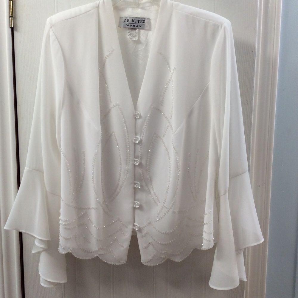 J.R. Nites Woman button up blouse 14w